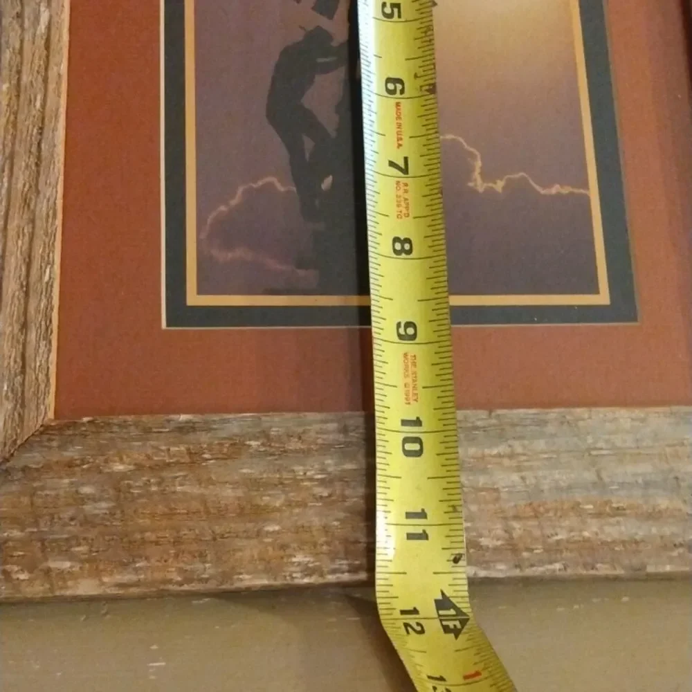 Western Cowboy Windmill Wooden Picture Frame Home Decor Accents - Picture 11 of 11